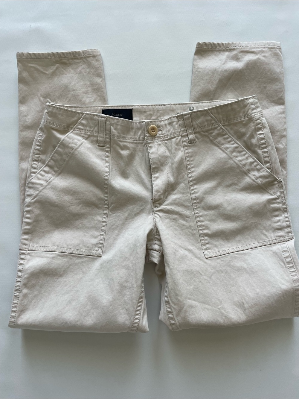J. Crew Neutral Chino Ankle Pant - Size 8